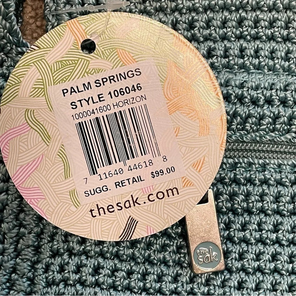 NWT The Sak hand crocheted HandBag Purse color “Horizon” - Picture 4 of 12